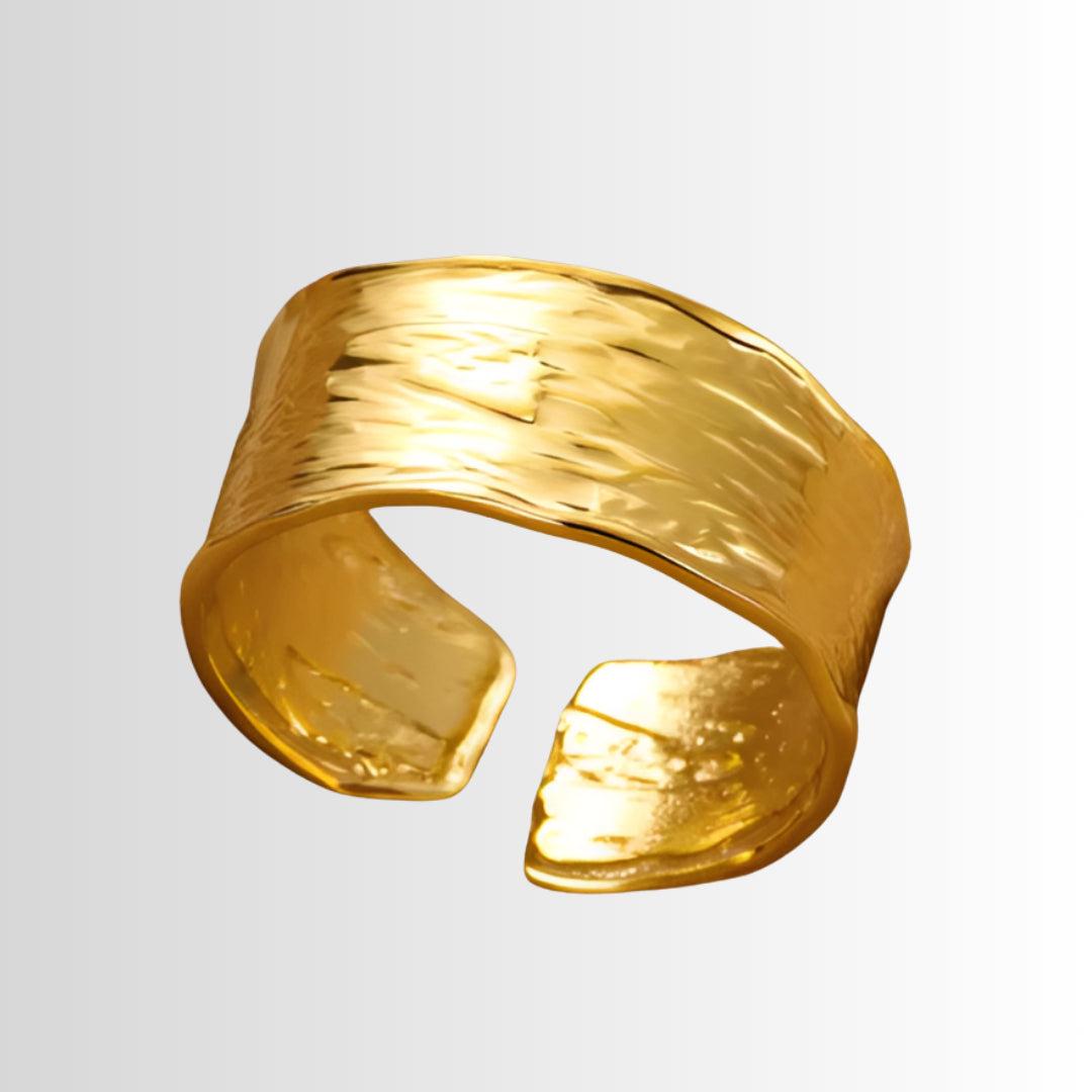 Hammered Gold Ring