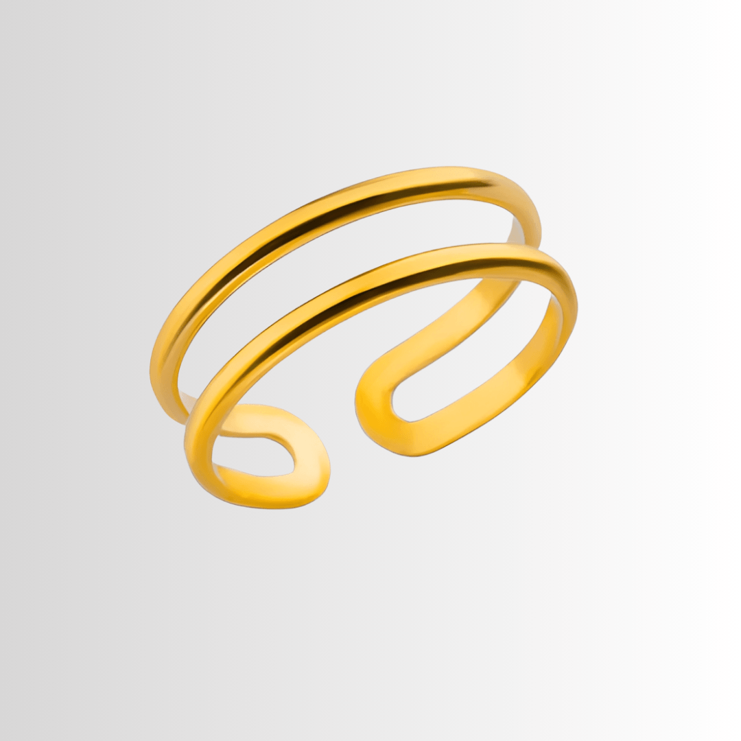 Twin Line Ring