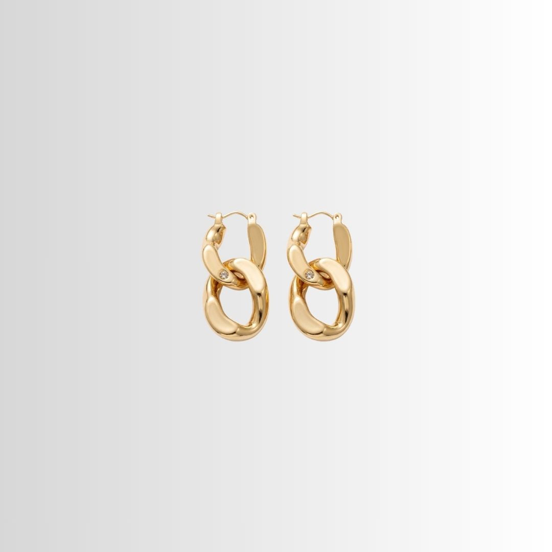 Twisted Cuban Drop Earrings