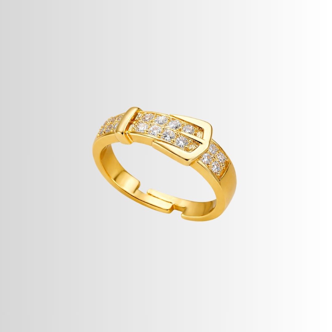 Golden Sparkle Ring
