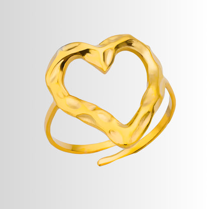 Organic Heart Ring