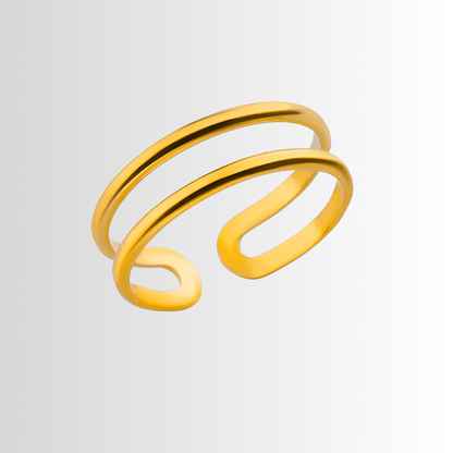 Twin Line Ring