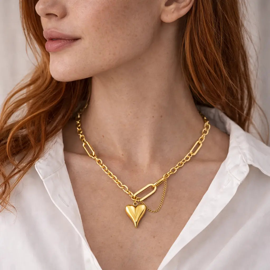 Heart Lock Necklace