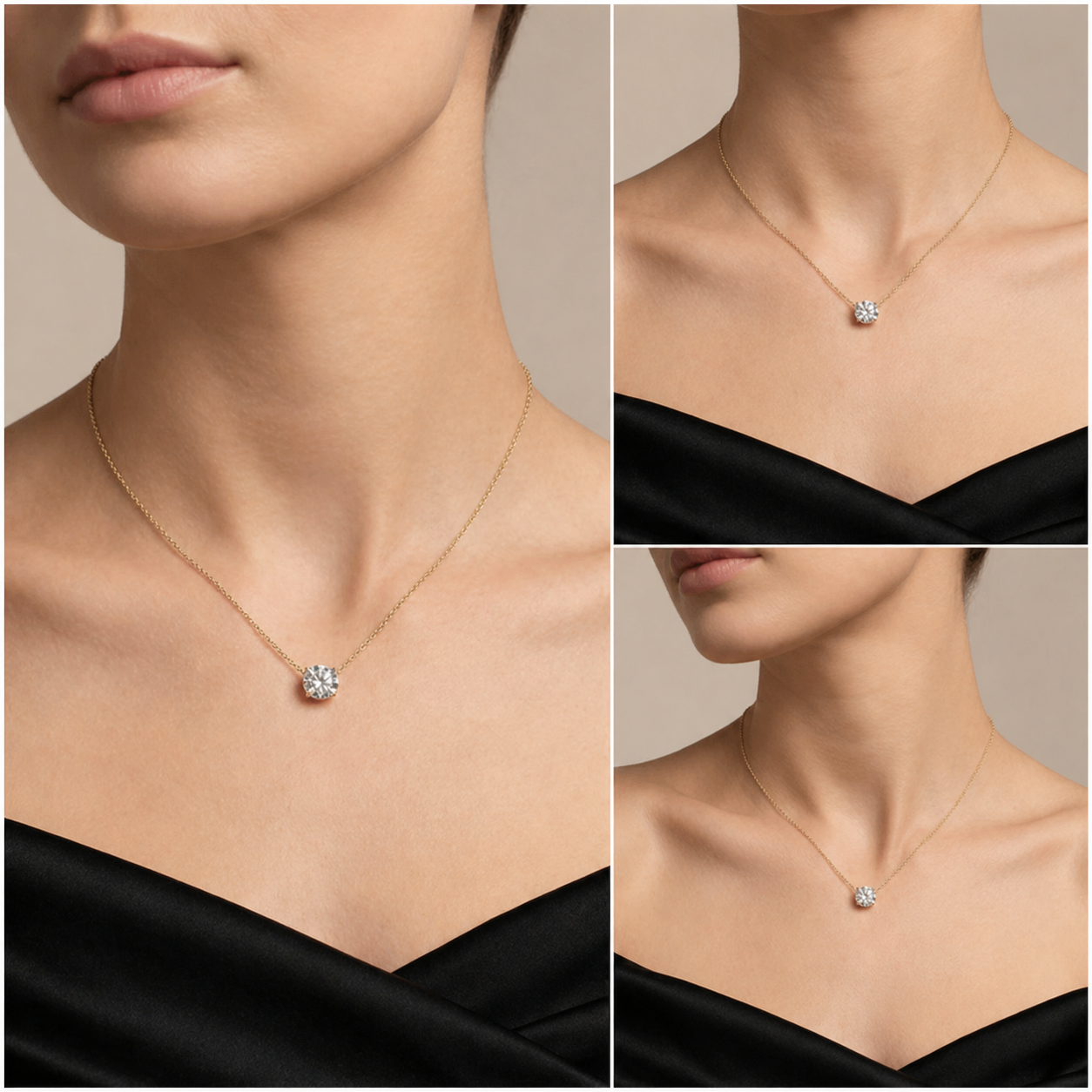 Zircon Pendant Necklace