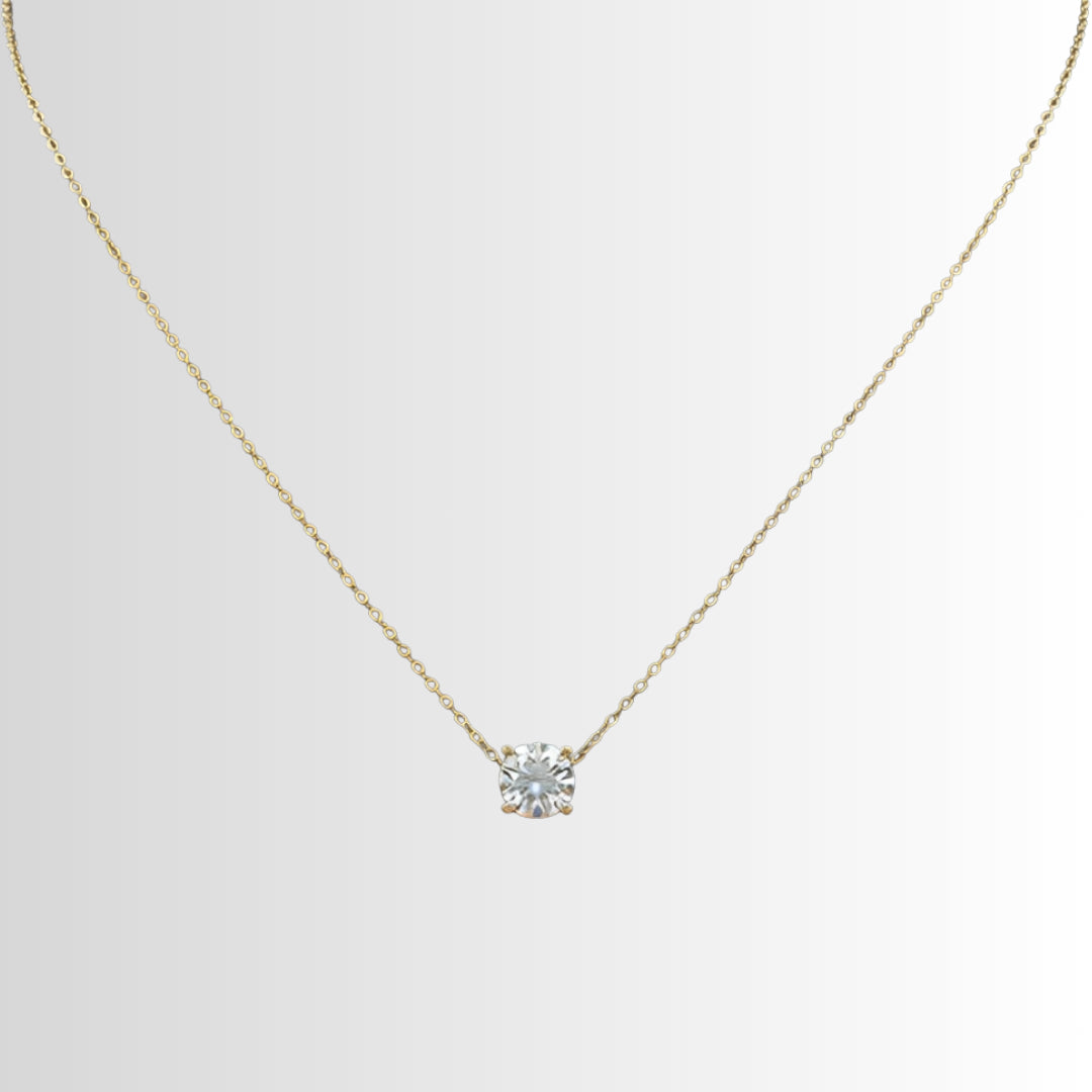 Zircon Pendant Necklace