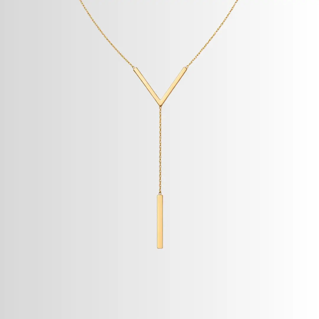 Golden V Necklace