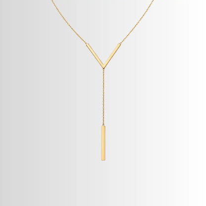 Golden V Necklace