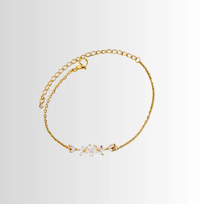 Bracelet Zircon Flowers
