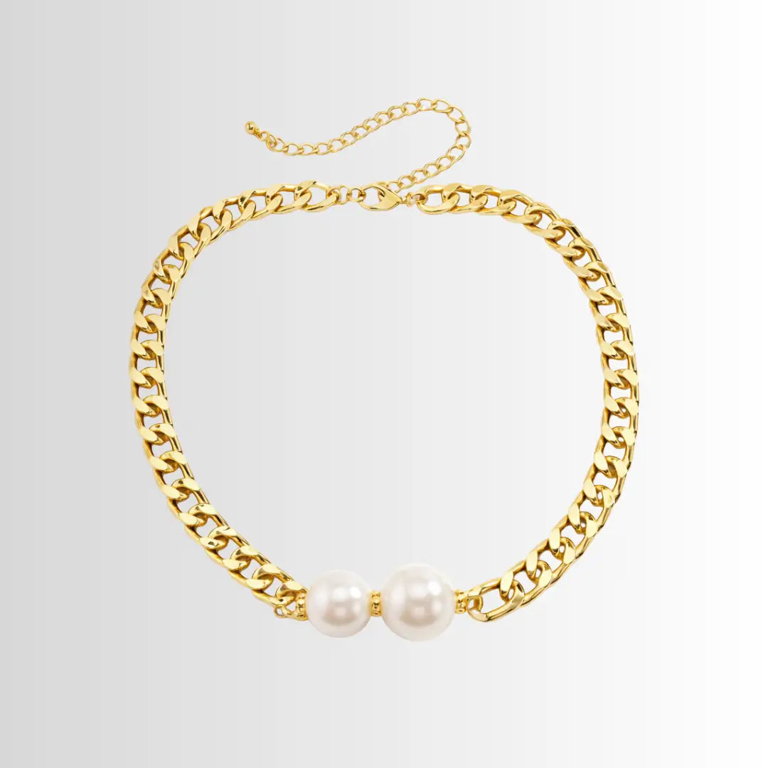 Pearl Cuban Choker