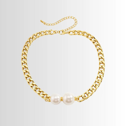 Pearl Cuban Choker