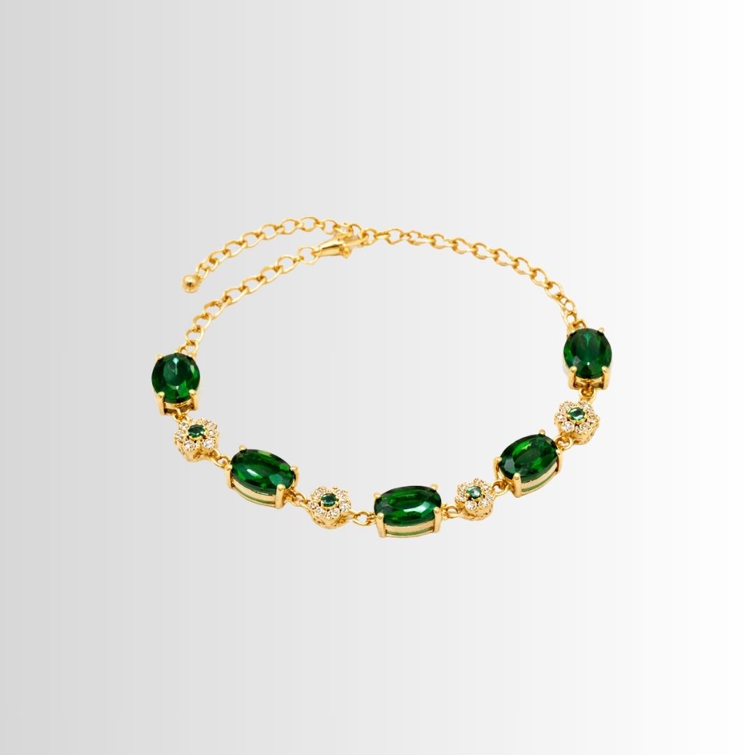 Emerald Glam Bracelet