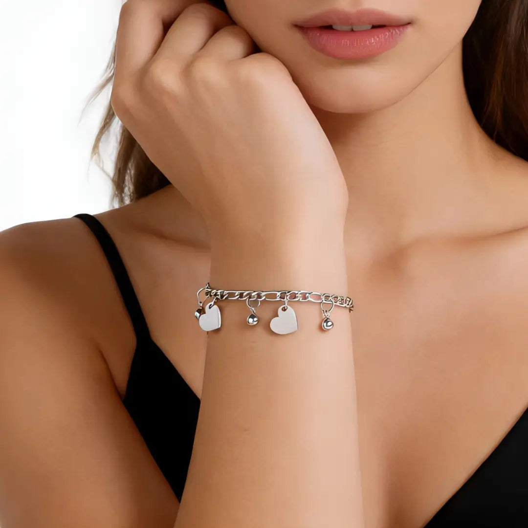 Heart Beads Charm