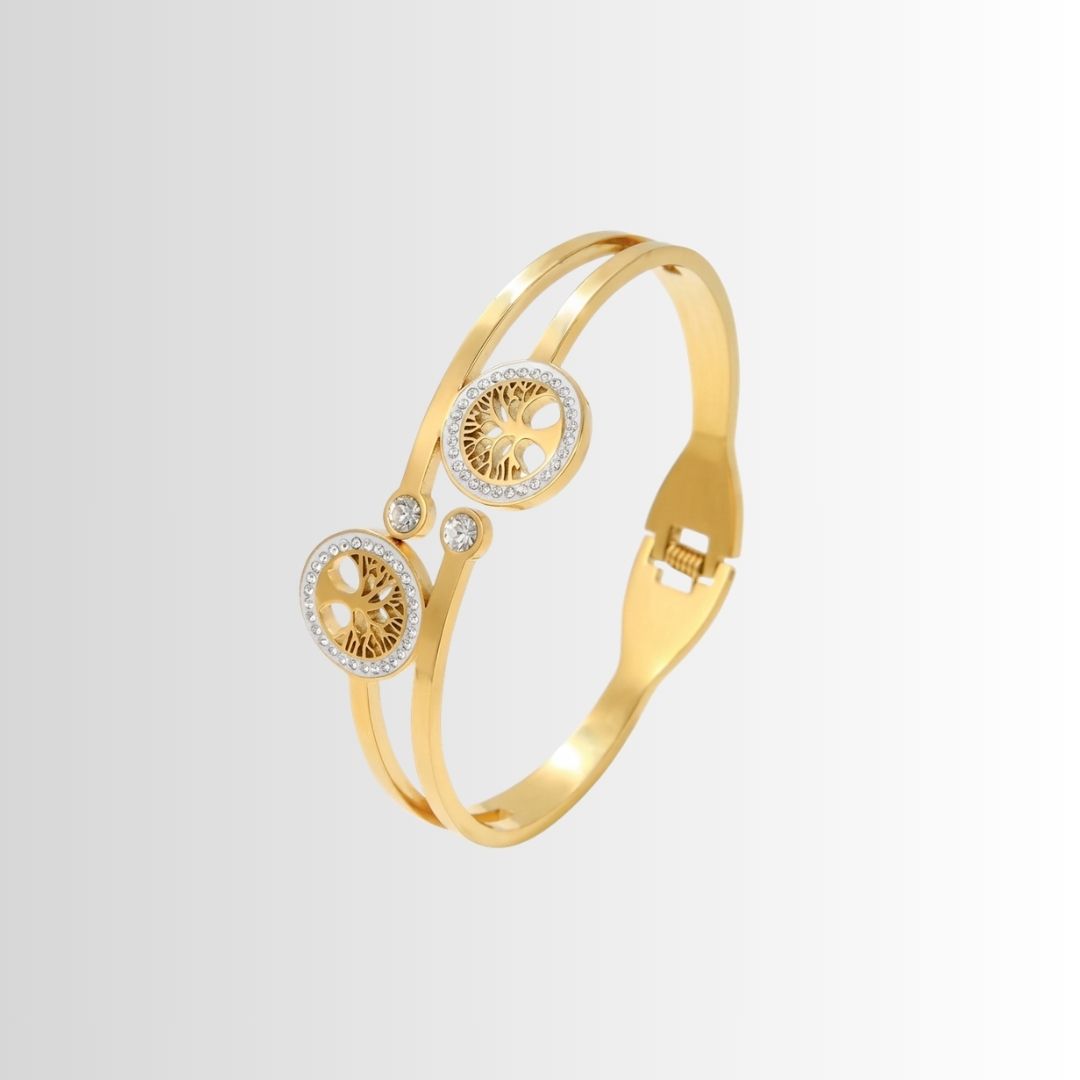 Zirconia Cuff Bracelet