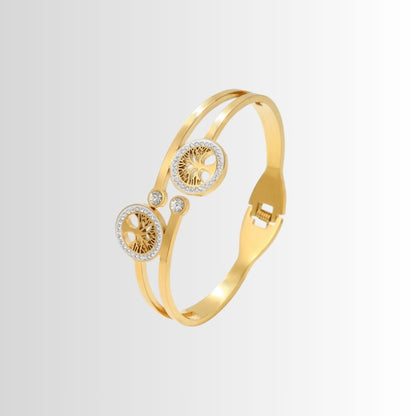 Zirconia Cuff Bracelet