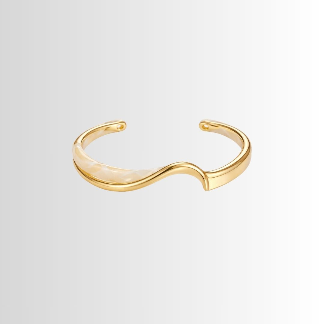 White Gold Cuff Bracelet
