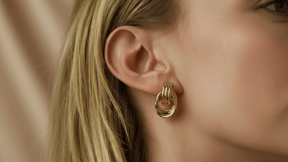 Three-Layer Earring