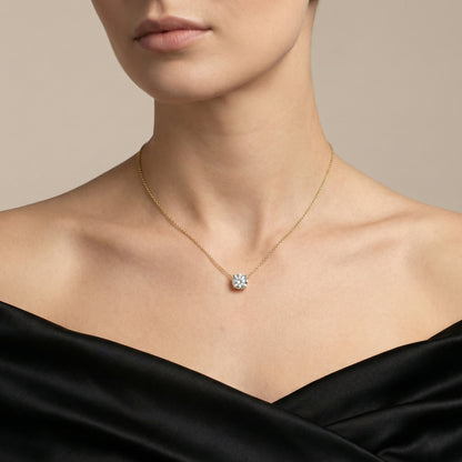 Zircon Pendant Necklace