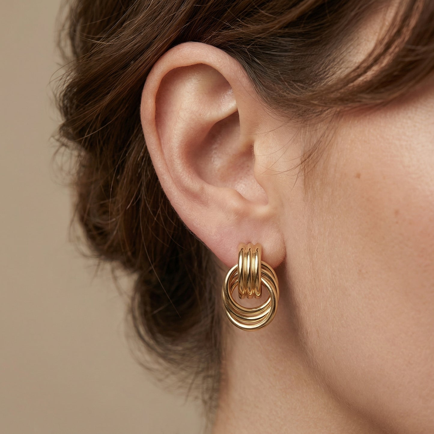 Three-Layer Earring