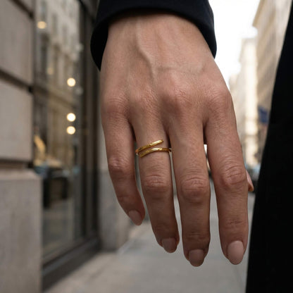golden flow ring