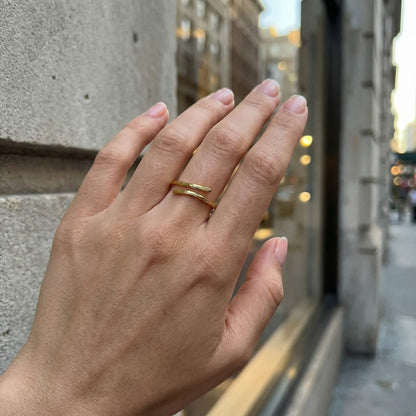 golden flow ring