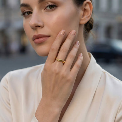 Golden Drift Ring