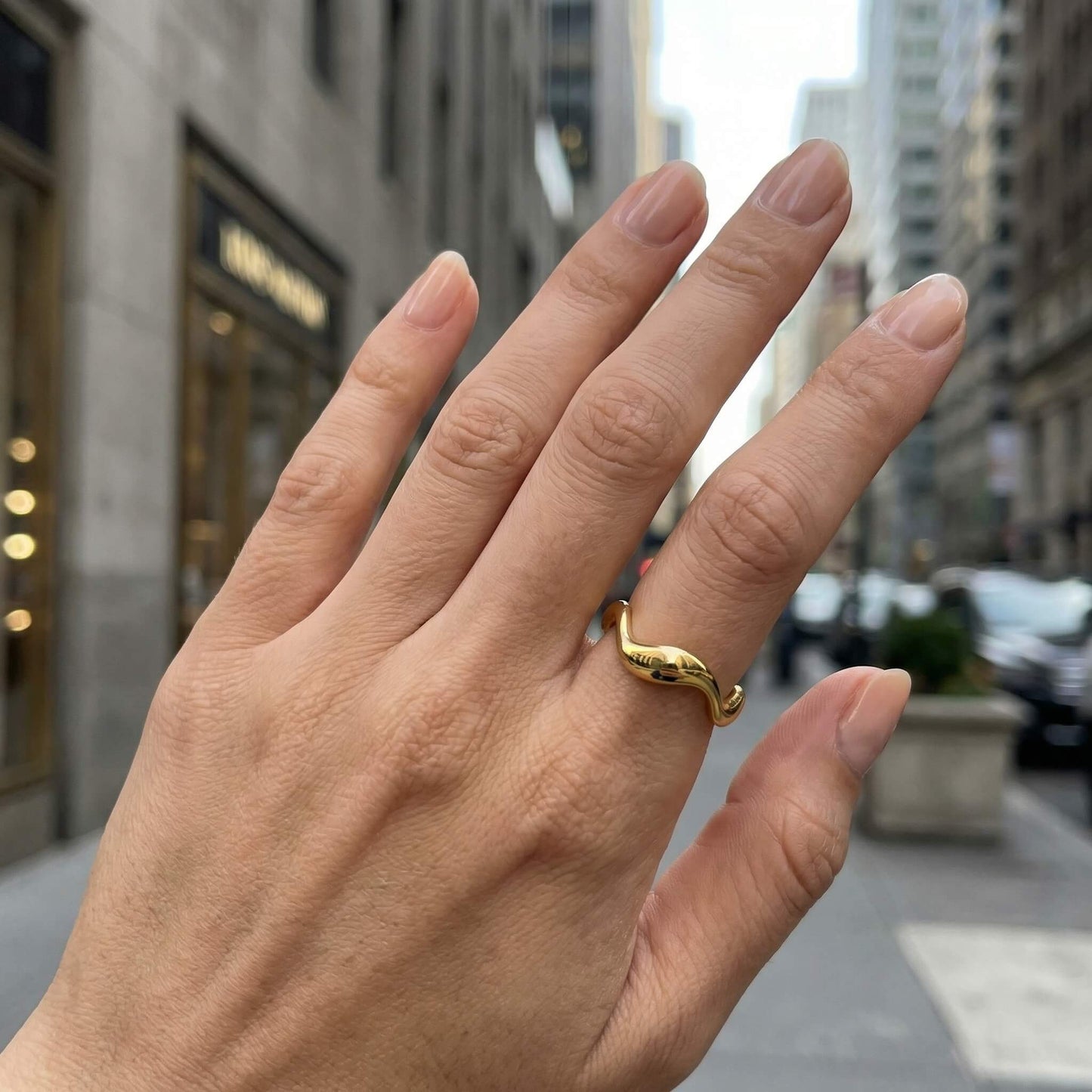 Golden Drift Ring