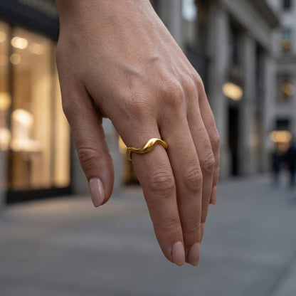 Golden Drift Ring