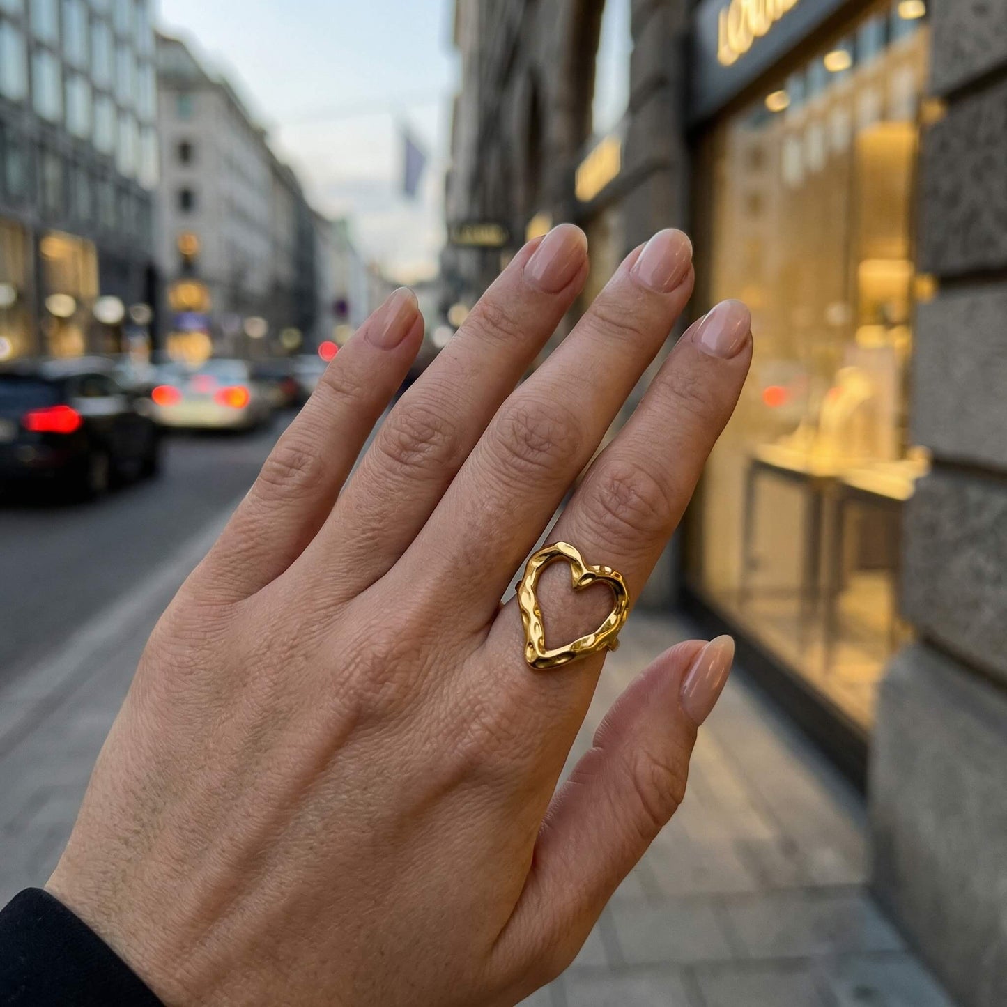 Organic Heart Ring