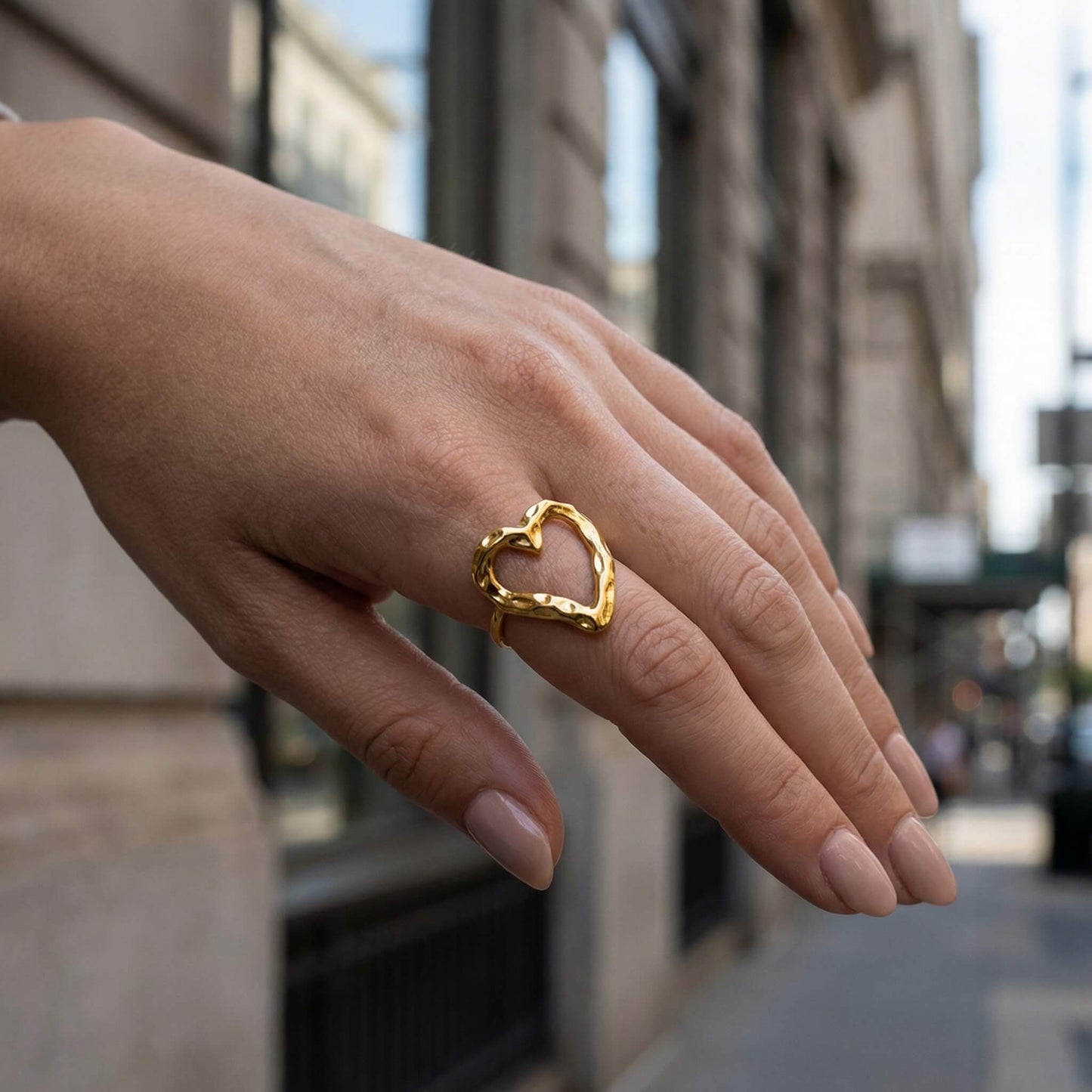 Organic Heart Ring
