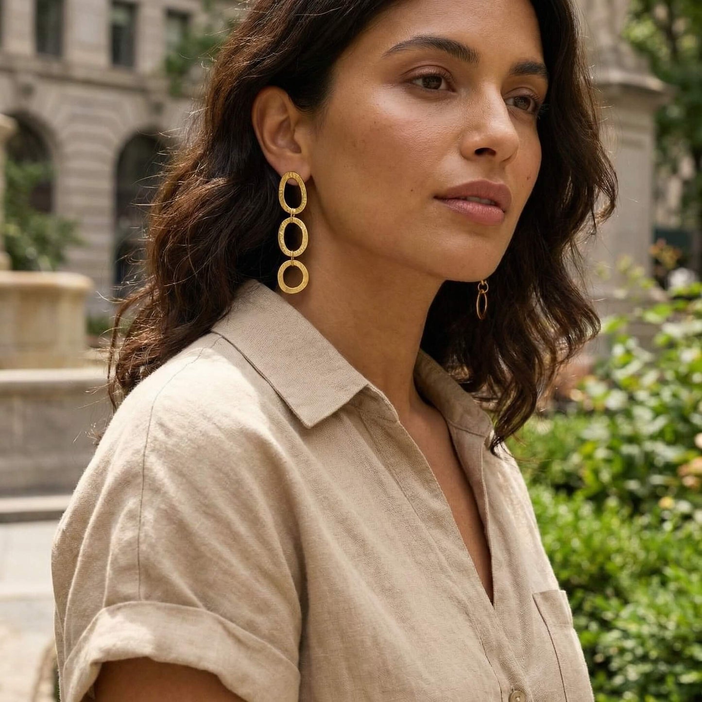 Link Drop Earrings