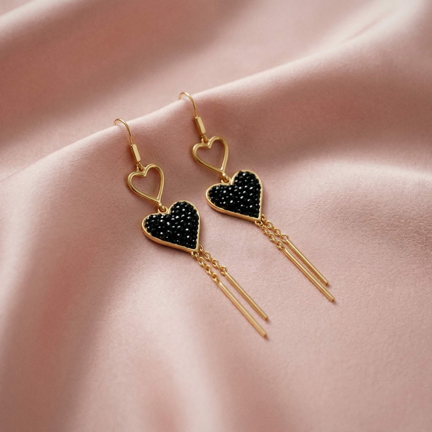 Black romance Earrings