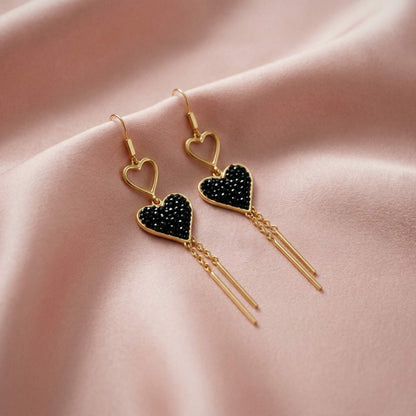 Black romance Earrings