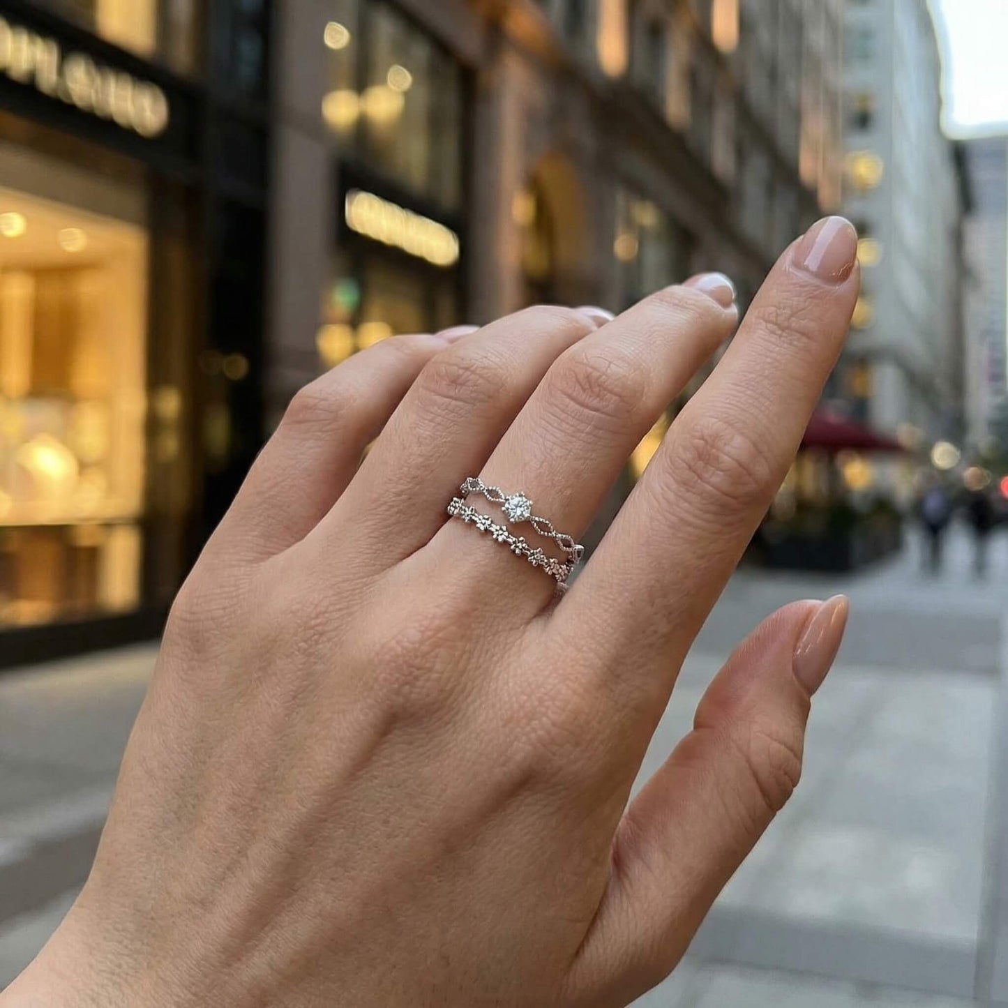 Floral Bow Ring