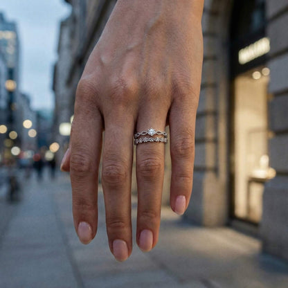 Floral Bow Ring