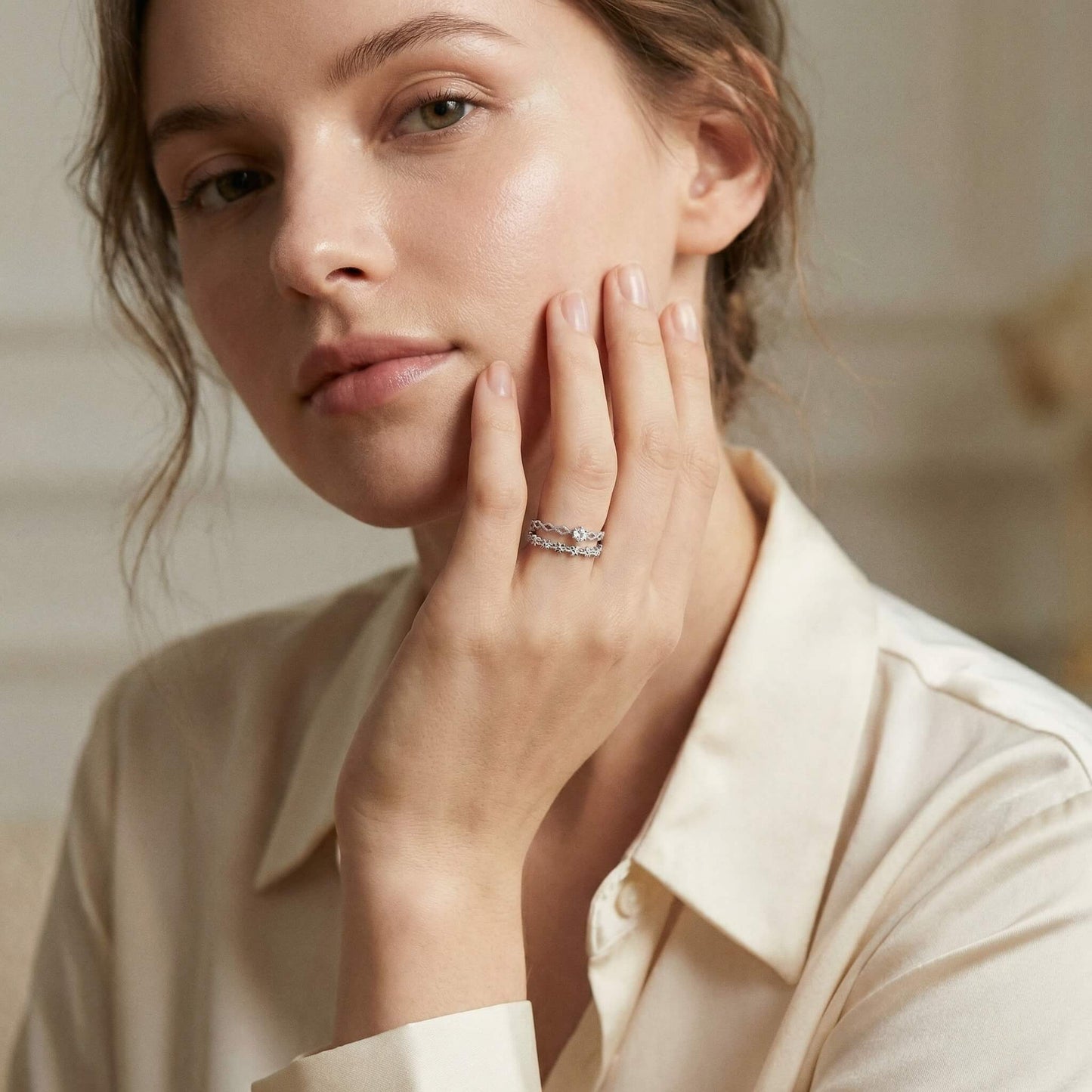 Floral Bow Ring