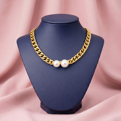 Pearl Cuban Choker