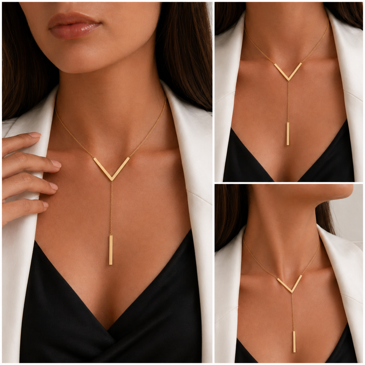 Golden V Necklace