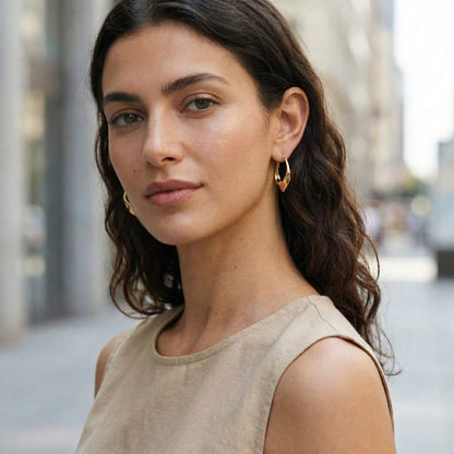 Modern Drop Earrings